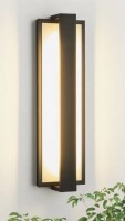 Wade Logan Breyana Aluminum Outdoor Hardwired Bar Wall Sconce with LED Light Source New In Box $299