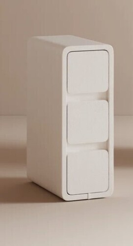 Latitude Run&reg; Solid Wood Core Leather Upholstered Nightstand, No Assembly Required New In Box $199