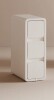 Latitude Run&reg; Solid Wood Core Leather Upholstered Nightstand, No Assembly Required New In Box $199