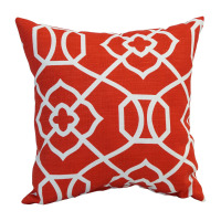 Blazing Needles 16" x 16" Outdoor Cushion Collection Geometric Outdoor Reversible Throw Pillow New In Box $79