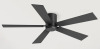 Hokku Designs 42 Inch Black Ceiling Fan, Flush Mountand Remote Control, 6 Speeds Reversible Dc Motor, 5 Blades Modern Ceiling Fan For Indoor Or Covered Outdoor New In Box $299