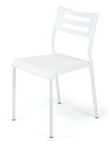 Humble Crew Desk/Writing Chair White - Metal Frame, Stackable, for Home Office & Small Spaces New In Box $79