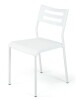 Humble Crew Desk/Writing Chair White - Metal Frame, Stackable, for Home Office & Small Spaces New In Box $79