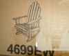 Shine Company 4699EW Marina II Porch Rocker with Hydro-TEX Finish, Eggshell White Rocking Adirondack Chair New Shelf Pull $299 - 2
