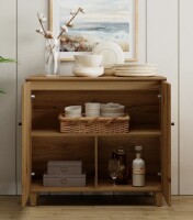 George Oliver Lysiane 2-Door Accent Cabinet New In Box $399
