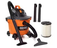 RIDGID 9 Gal. 4.25 Peak HP NXT Shop Vacuum Wet Dry Vac with General Debris Filter, Locking Hose and Attachments HD09001 On Working $199