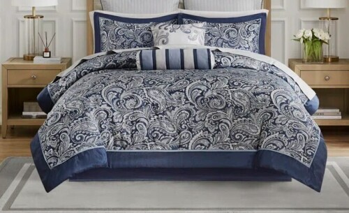 Madison Park Aubrey 3 Piece Cal-King Comforter Set $299