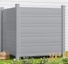 Edrosie Inc 44" W X 44" H Air Conditioner Fence Privacy Screen, Light Gray New in Box $299