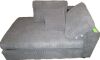UIXE Modern Plush Corduroy Indoor Chaise Lounge Chair - Grey-R New $699 (Similar to Picture) - 2