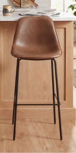 AllModern Kavi Upholstered Barstool in Brown $399