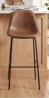 AllModern Kavi Upholstered Barstool in Brown $399