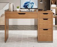 Ebern Designs Modern 52-Inch Desk with 4 Drawers | Space-Efficient Home Office Center New in Box $299