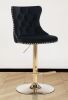 House of Hampton Daijiah Swivel Upholstered Adjustable Height Counter Stool, New Open Box $499