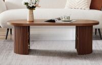 Ebern Designs 47.24" Oval Coffee Table With Storage New in Box $399