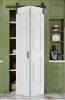 JUJUBON 40" x 84" Pre-Assembled Bifold Barn Door with Hardware Kit Included, 6-Lites Hollow Core Bi Fold Barn Doors, Space Saving Folding Barn Door for Closet Bedroom Pantry, Paintable & Easy to Install New In Box $499
