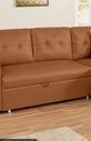 DHP Noah Armless Loveseat With built-in twin memory foam mattress New in Box $599
