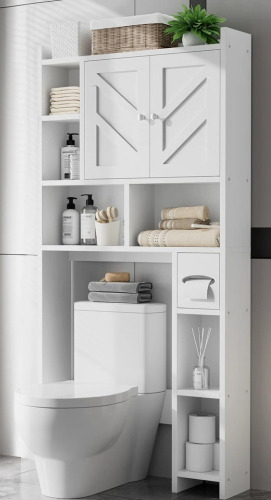 Millwood Pines Emefu Freestanding Manufactured Wood Over-The-Toilet Cabinet New In Box $199