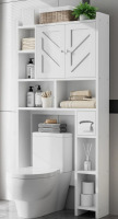 Millwood Pines Emefu Freestanding Manufactured Wood Over-The-Toilet Cabinet New In Box $199