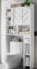 Millwood Pines Emefu Freestanding Manufactured Wood Over-The-Toilet Cabinet New In Box $199