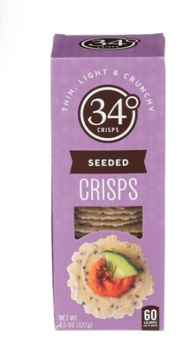 34 Degrees Seeded Crisps - 4.5 oz