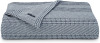 Nautica &ndash; Full/Queen Size Blanket, Yarn Dyed Cotton Bedding with Chevron Stripe Design, Soft Blanket for Bed or Couch, College Dorm Room Essentials (Chevron Navy) New In Box $99