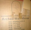 Latitude Run&reg; 20x30 Inch Metal Framed Arched Bathrrom Mirror for Wall New In Box $199 - 2