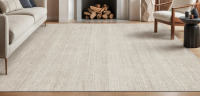 Ebern Designs 9' x 12' Vintage Striped Non Slip Washable Area Rug New $299