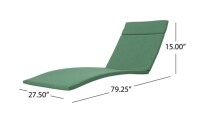 Brayden Studio&reg; Cara IndoorOutdoor Chaise Lounge Cushion New In Box $299