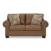 Ashley Furniture. ASL-5760435 Carianna Caramel Leather 74" Loveseat New in Box $1799
