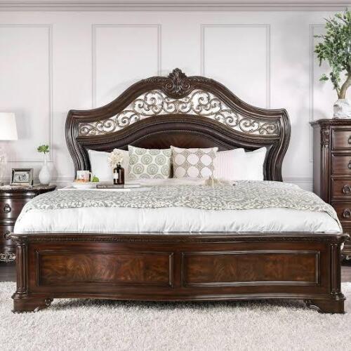 Furniture Of America Menodora Eastern King Bed (3 Boxes) New in Box $1399