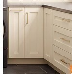 Home Decorators Collection Stockton 33" Assembled Plywood Easy Reach Corner Base Cabinet With Super Lazy Susan - Bianco./Home Decorators Collection Stockton 30" Assembled Plywood Base Cabinet With Rollout Tray - Bianco/Asst New Shelf Pull Asst up to $699