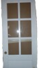 Ark Design 28&ldquo;x80&ldquo;Clear Glass 6-Lite Prefinished Door Slab Solid Manufactured Wood Core Standard Door New in Box $899 - 2