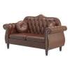Charlton Home Deavan 60.23'' Faux Leather Loveseat New in Box $799