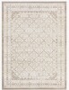 Bungalow Rose NICOLE MILLER NEW YORK 6'6"x9'2" Mirella Distressed Border Indoor Area Rug, Ivory/Beige New $499