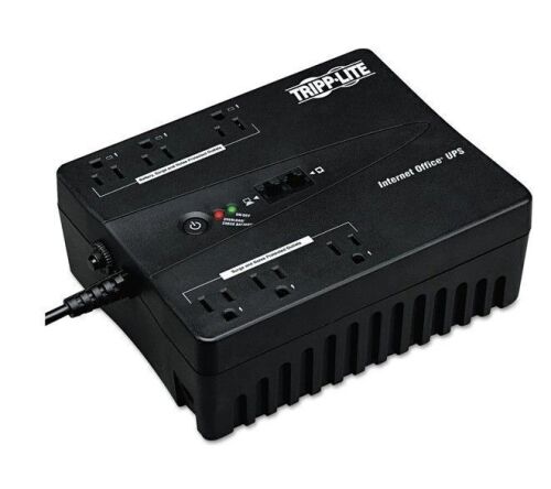 Tripp-Lite INTERNET 350U 350VA 180W UPS Desktop Battery Back Up Compact 120V USB RJ11 PC, 6 Outlets, Black / SJGAM 2.4G Wireless Game Console with Controller Assorted
