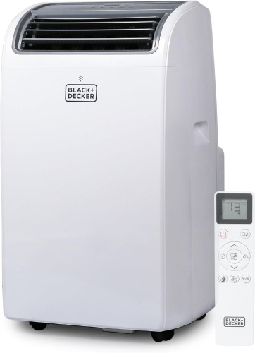 BLACK+DECKER Smart Portable Air Conditioner, 12,000 BTU, BPACT12WT, White | 8,000 BTU SACC for Rooms up to 550 Sq. Ft., Smart 3-in-1 Portable AC, Fan and Dehum with Follow Me Remote New Open Box On Working $699