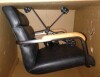 AllModern Genuine Leather Springtown Swivel Office Chair in Black in Box $899 - 2