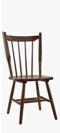 Gracie Oaks Mid-Century Solid Wood Windsor Chair,Farmhouse Dining Chair With Slat Back in Box $299