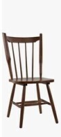 Gracie Oaks Mid-Century Solid Wood Windsor Chair,Farmhouse Dining Chair With Slat Back in Box $299