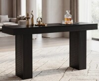 17 Stories 70.9" Modern Rustic Bar Table - Counter Height, Seats 4-6 New in Box $499
