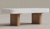 Corrigan Studio 39.4'' Marble Coffee Table in Box $399