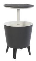Keter Cool Bar Outdoor Table and Ice Chest 7.5 Gallon(s) Gray Beverage Cooler New In Box $199
