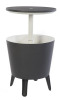 Keter Cool Bar Outdoor Table and Ice Chest 7.5 Gallon(s) Gray Beverage Cooler New In Box $199