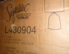 Signature Design by Ashley Aaleahya L430904 Glass Table Lamp New Shelf Pull $299 - 2