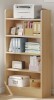 Ebern Designs 5-Shelf Multi-Functional Modern Wood Bookcase New in Box $199