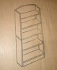 Ebern Designs 5-Shelf Multi-Functional Modern Wood Bookcase New in Box $199 - 2