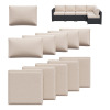 Latitude Run&reg; 11-Pcs Outdoor Patio Cushion Cover Set For 5-Seat Sectional Sofa, Covers Only New in Box $199