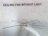 Hokku Designs 42 Inch Black Ceiling Fan, Flush Mountand Remote Control, 6 Speeds Reversible Dc Motor, 5 Blades Modern Ceiling Fan For Indoor Or Covered Outdoor New In Box $299 - 2