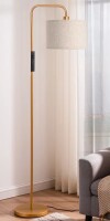 Willa Arlo&trade; Interiors Ellingsworth 63'' Arched/Arc Floor Lamp with Dimmable Bulb and Remote Control $299