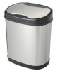 Nine Stars 3 Gallon Touchless Automatic Bathroom Trash Can Stainless Steel New In Box $99